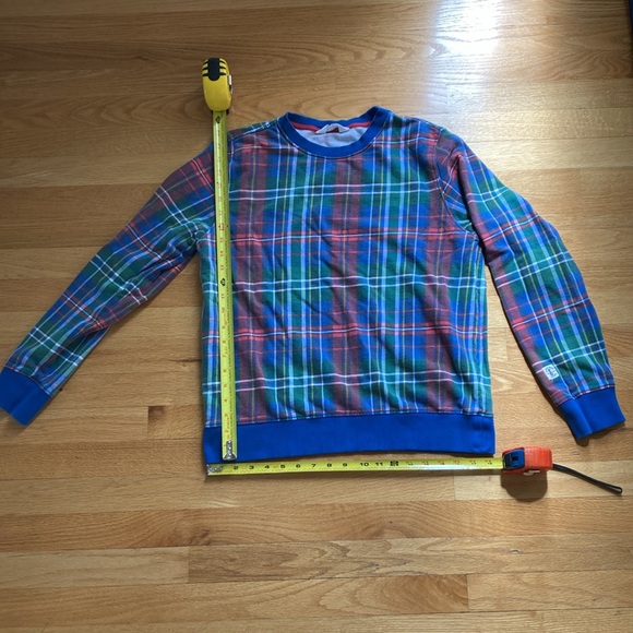 Lot of chubbies tops. Two stretch button downs and on lounge sweatshirt - Picture 2 of 11